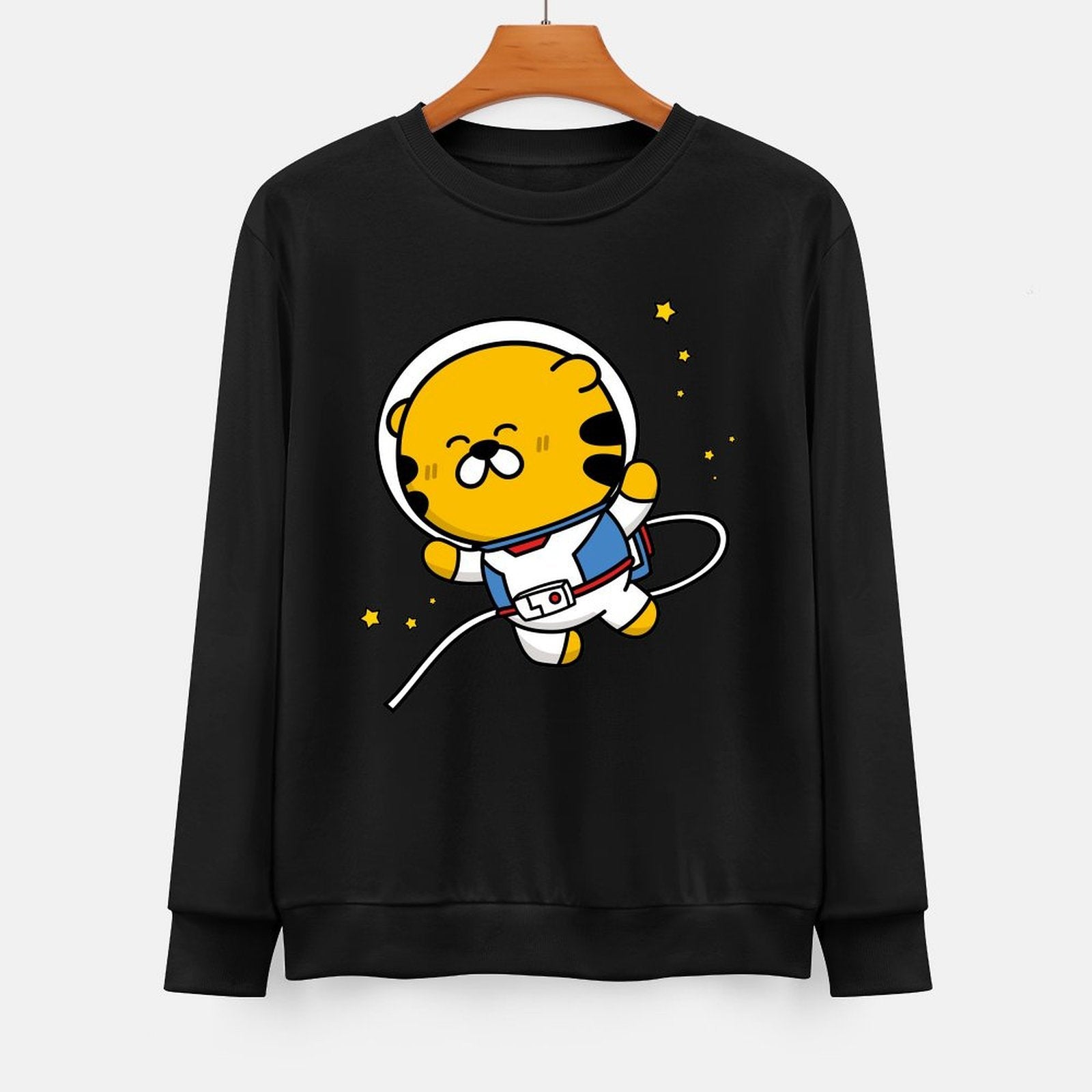 Front Patterned Long Sleeve TopPlain Promotional